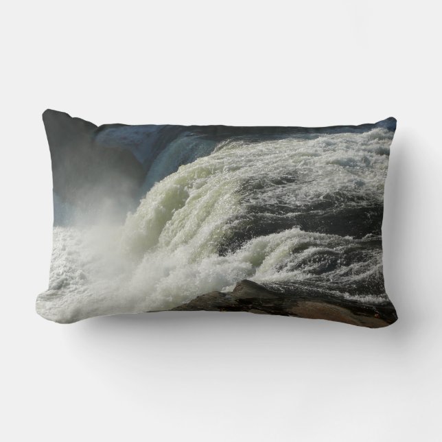 Ohiopyle Falls in Pennsylvania Lumbar Cushion (Front)