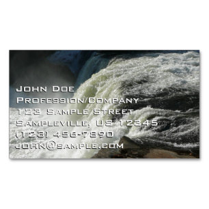 Ohiopyle Falls in Pennsylvania Magnetic Business Card