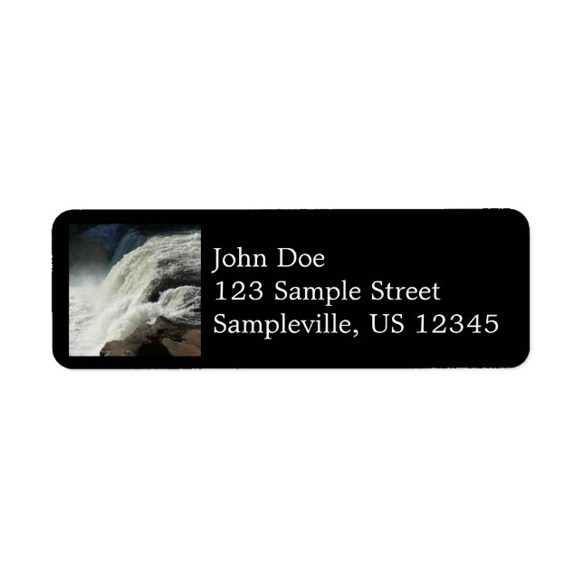 Ohiopyle Falls in Pennsylvania Return Address Label (Front)