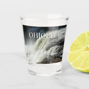 Ohiopyle Falls in Pennsylvania Shot Glass