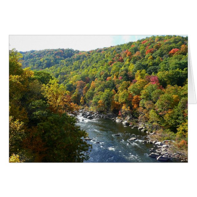 Ohiopyle River in Fall II Pennsylvania Autumn (Front Horizontal)