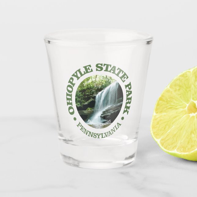Ohiopyle SP Shot Glass (Front)