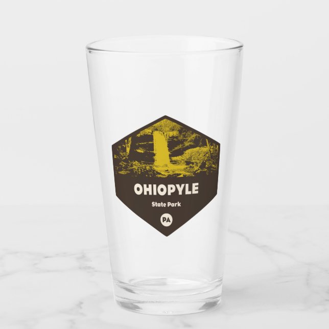 Ohiopyle State Park Pennsylvania Glass (Front)