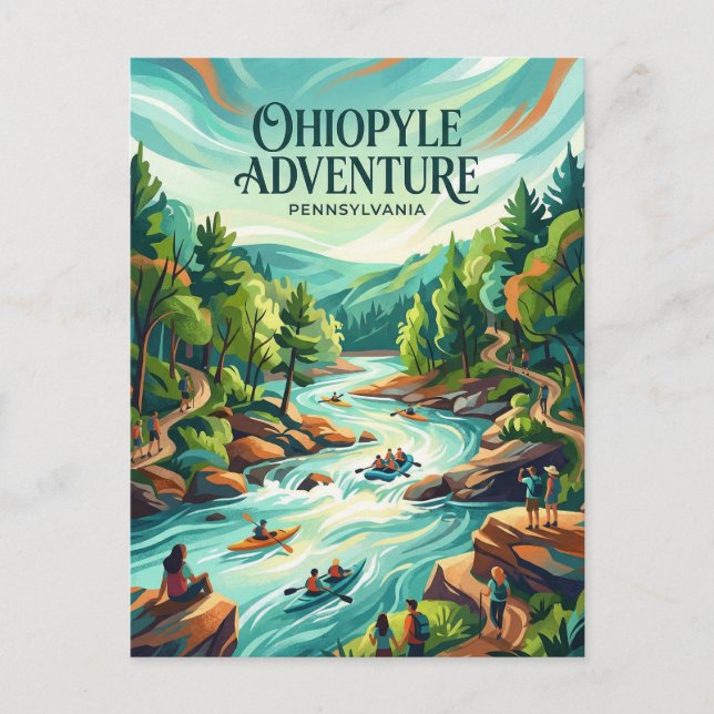 Ohiopyle State Park Pennsylvania Postcard (Front)