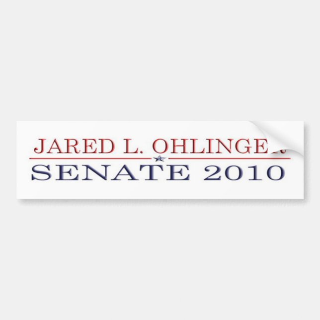 Ohlinger For Senate Bumper Sticker (Front)