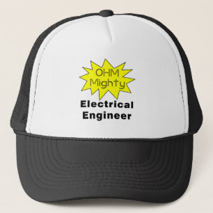 Ohm Mighty Electrical Engineer Trucker Hat