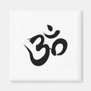 Ohm Om Spiritual Tee - Namaste Peace Yoga Meditati Magnet