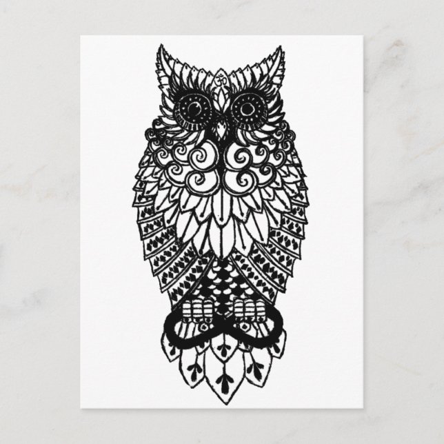 Ohm Owl Postcard (Front)
