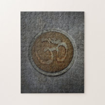 Ohm Sign Puzzle. Spirituality Meets Brain Teaser.