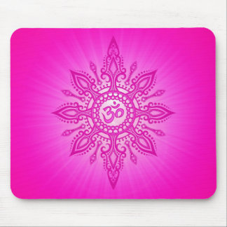 Ohm Star – pink Mouse Pad
