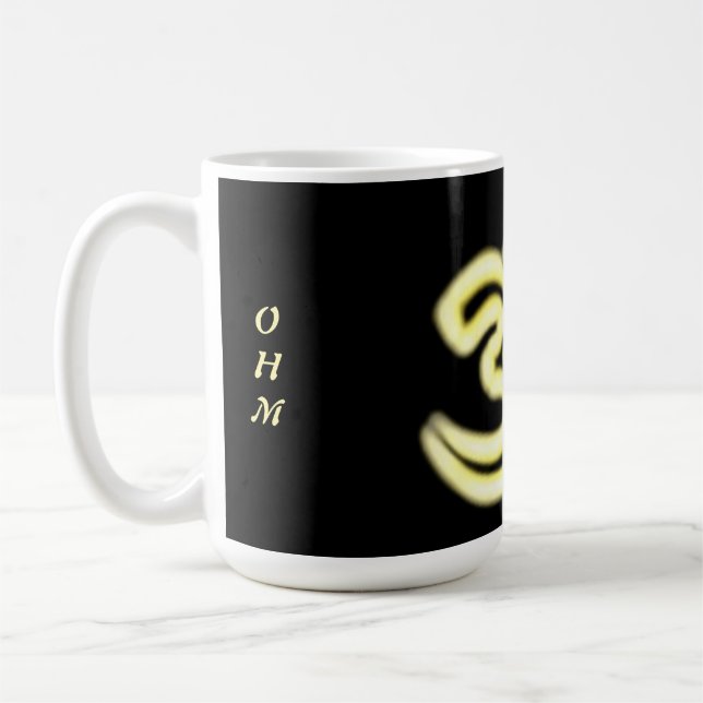 OHM SYMBOL  COFFEE MUG (Left)