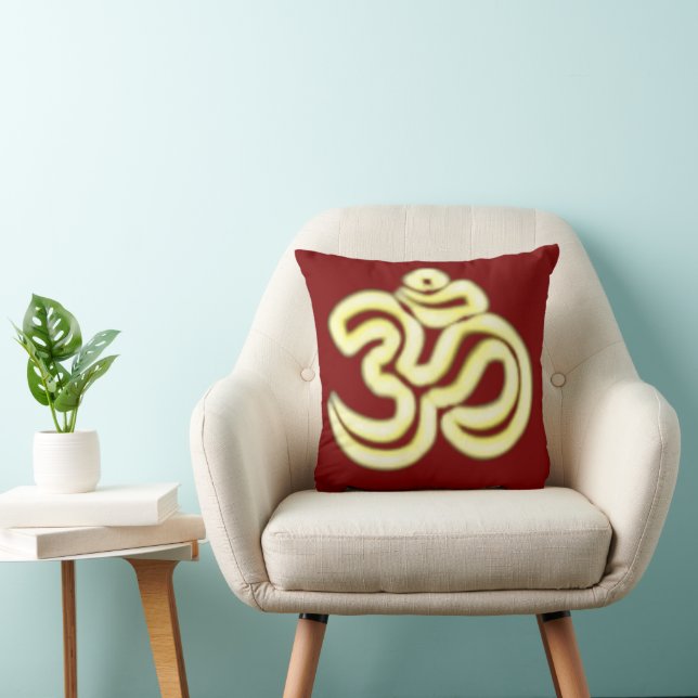 ohm Throw Pillow (Chair)