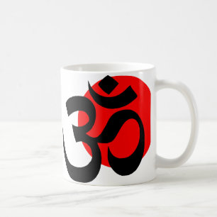 Ohm white background coffee mug