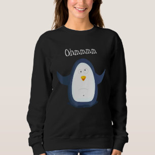 Ohmmm Yoga Penguin Tea I Meditation Relaxation Sweatshirt