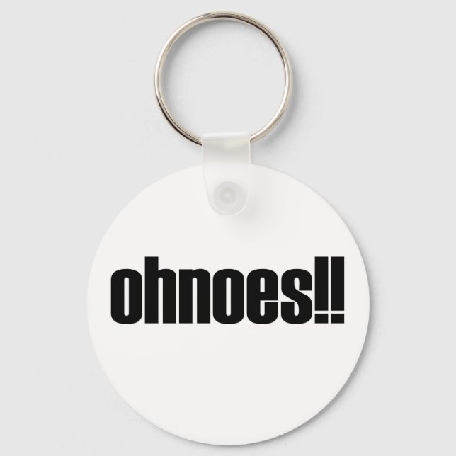 ohnoes!!! key ring (Front)