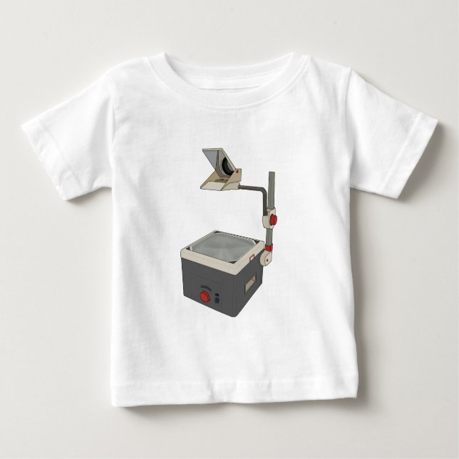 OHP 80s 90s Overhead Projector Baby T-Shirt (Front)