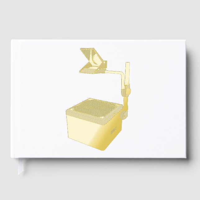 OHP 80s 90s Overhead Projector Guest Book (Front)
