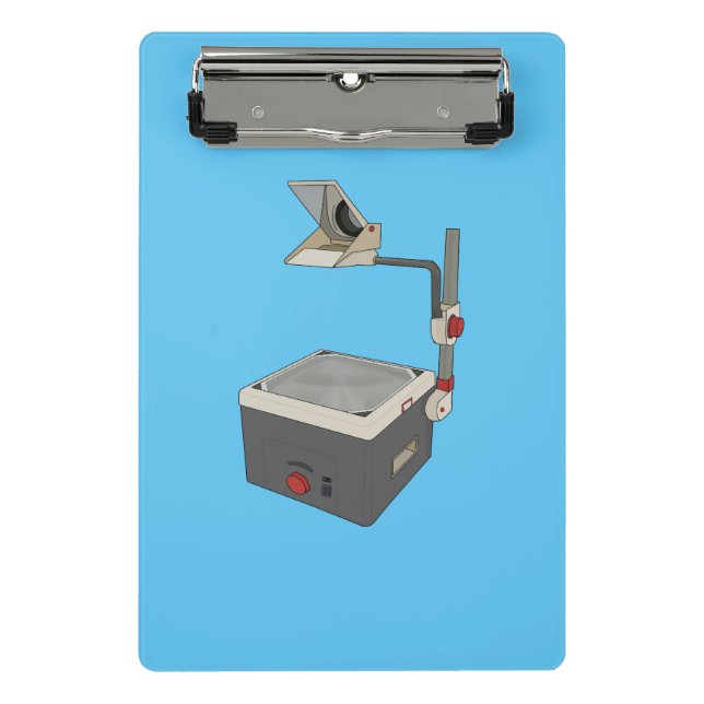 OHP 80s 90s Overhead Projector Mini Clipboard (Front)