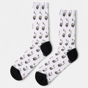 OHP 80s 90s Overhead Projector Socks