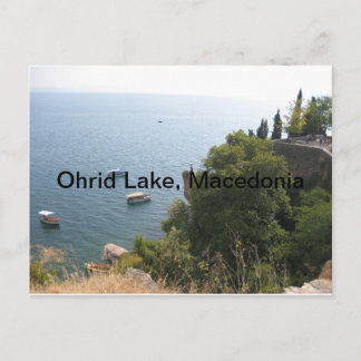 Ohrid lake, Macedonia Postcard