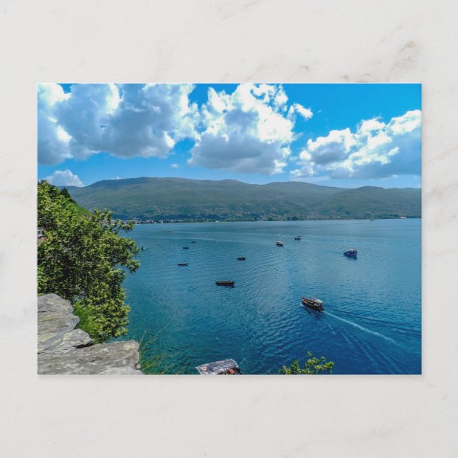 Ohrid Lake, North Macedonia Postcard (Front)
