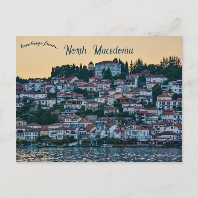  Ohrid North Macedonia Postcard (Front)