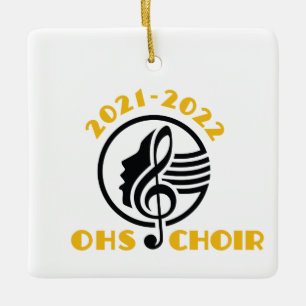 OHSChoir 2021-2022 Ceramic Ornament