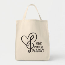 OHSChoir Parent Heart Tote