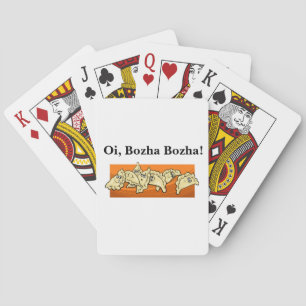 Oi Bozha Bozha Perogies Pierogies Playing Cards