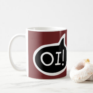 OI! Portuguese Language Greeting, Speech Bubble Coffee Mug
