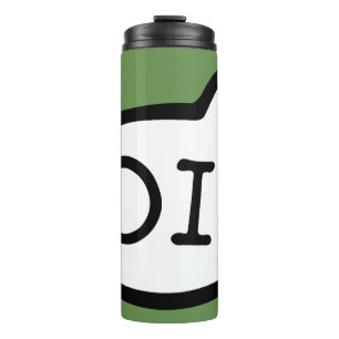 OI! Portuguese Language Greeting, Speech Bubble Thermal Tumbler