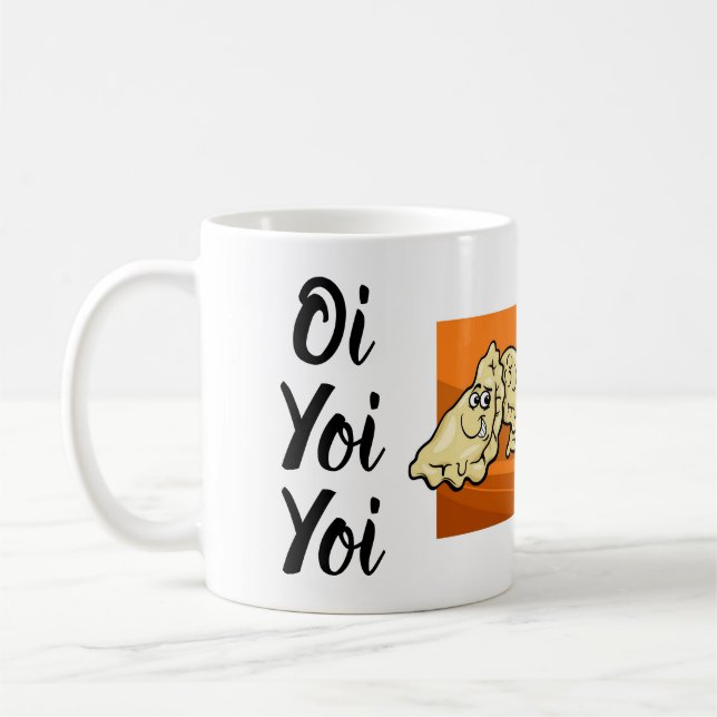 Oi Yoi Yoi Perogies Cartoon Mug (Left)
