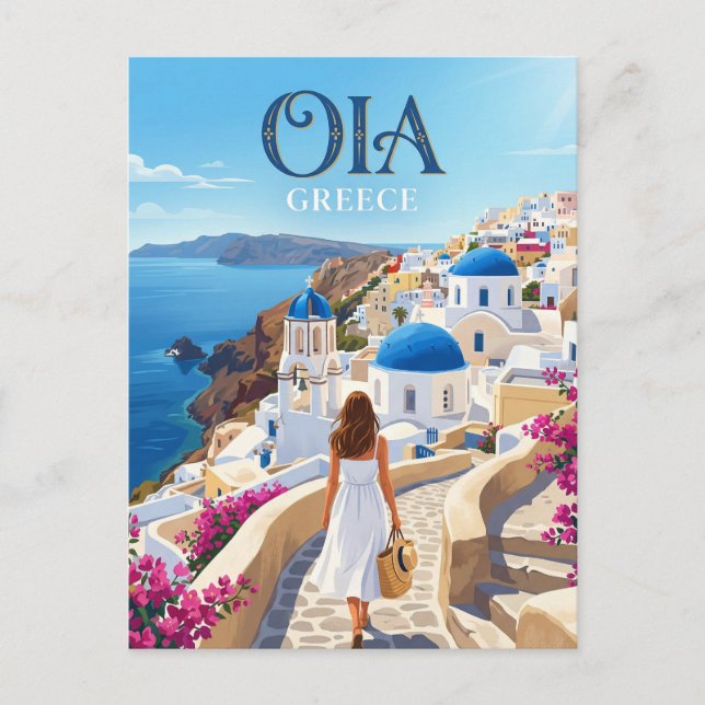 OIA GREECE POSTCARD (Front)