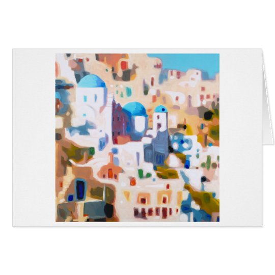 Oia Santorini Card