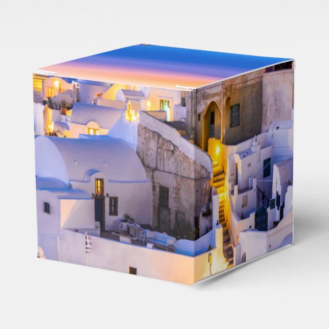 Oia Santorini Favour Box (Front Side)