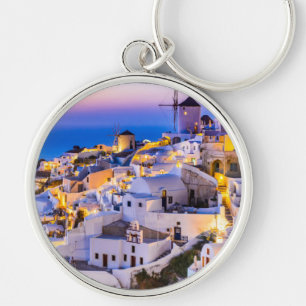 Oia Santorini Key Ring