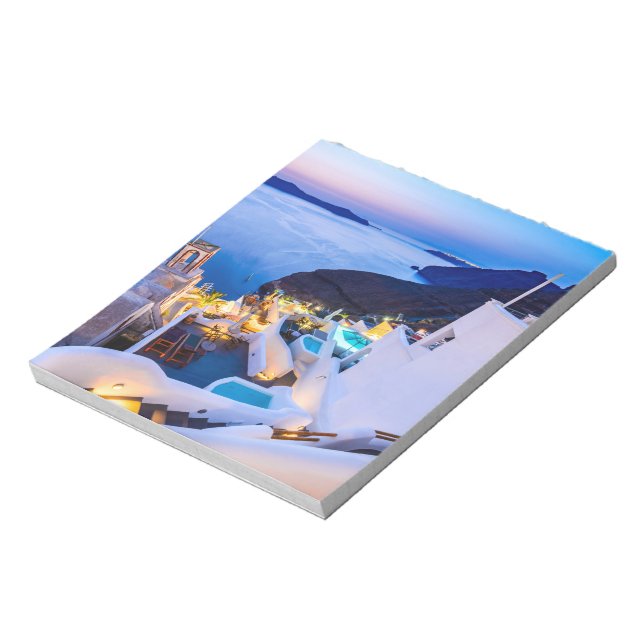 Oia Santorini Notepad (Rotated)