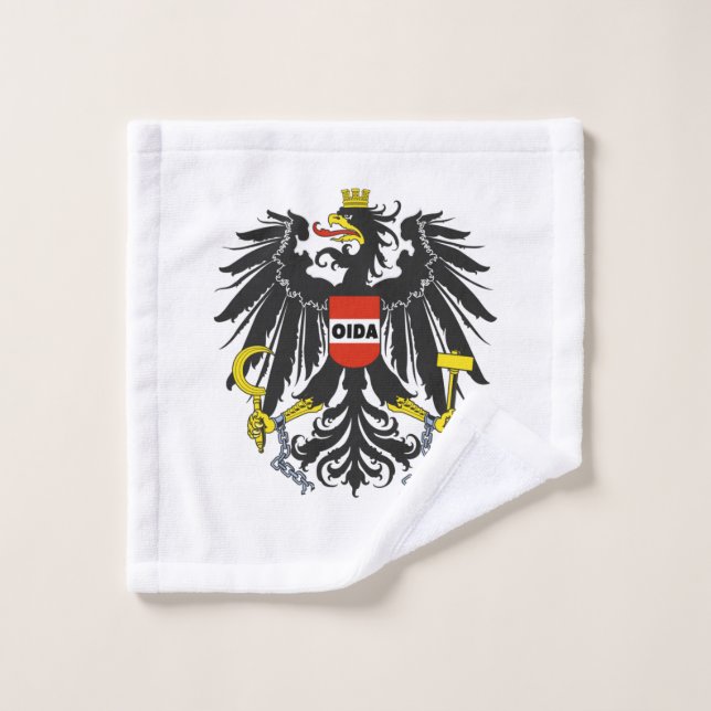 Oida Austria Austria Dialect Eagle Wash Cloth (Wash Cloth)