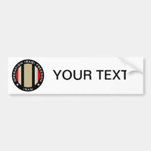 OIF Iraq Bumper Sticker