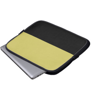 Oil and Gold Neoprene Laptop Sleeve