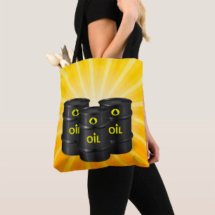 Oil Barrels Tote Bag