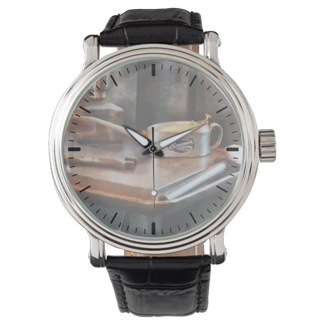 Oil Can and Wrench Watch (Front)