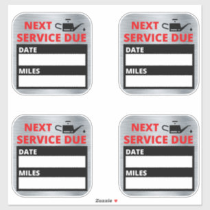 Oil Change,Next Service Due Reminder