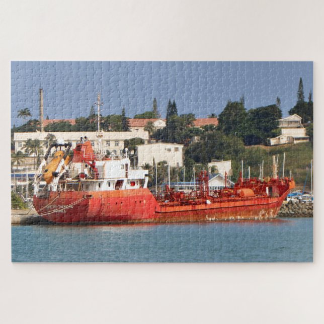 Oil/chemical tanker, Grete Theresa Jigsaw Puzzle (Horizontal)