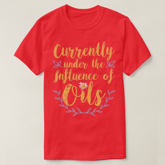 Oil Chloroform Relaxation Aromatherapy Oily Pullov T-Shirt (Design Front)