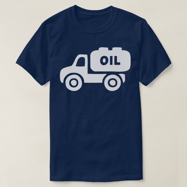 Oil Delivery Truck  T-Shirt (Design Front)