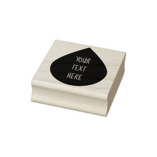 Oil Drop Essential Oils Rubber Stamp