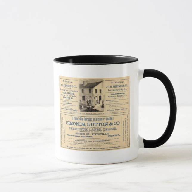 Oil Exchange, Simonds companies Mug (Right)