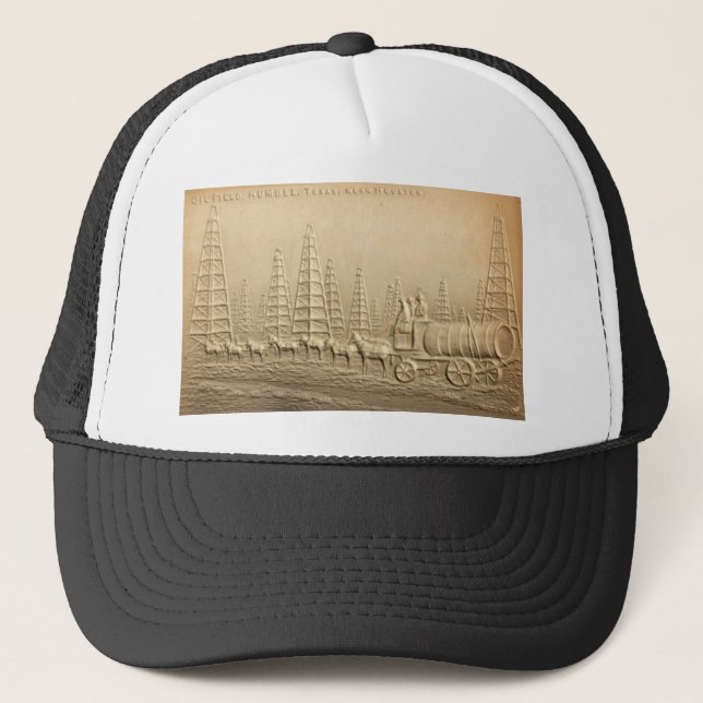 Oil Field  Humble, Texas Trucker Hat (Front)