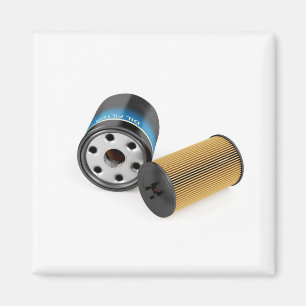 Oil filters magnet